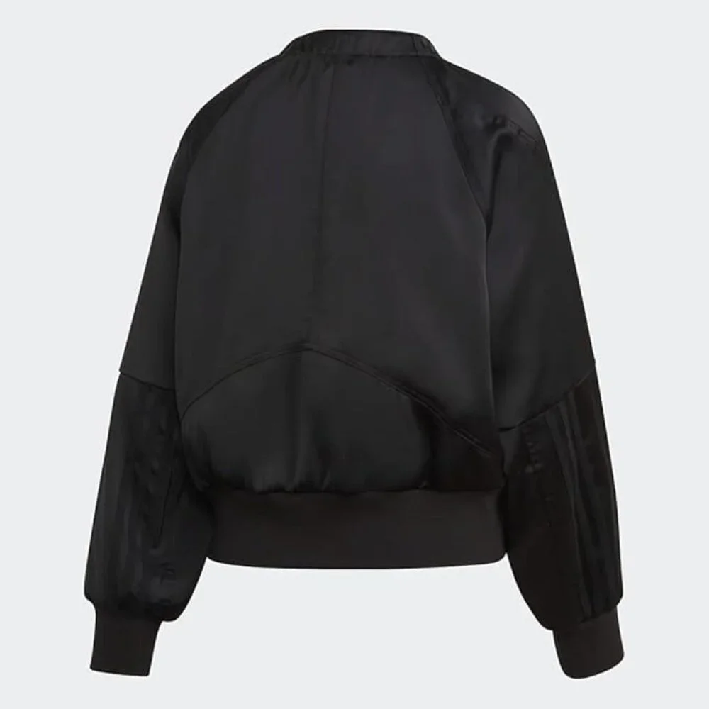 Adidas GLAM ON BOMBER JACKET, BLACK, SIZE XS - Picture 2 of 9